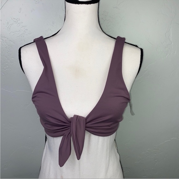 Lulus sandy dandy dusty purple bikini top - Picture 1 of 4